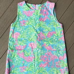 Flamingo shift dress